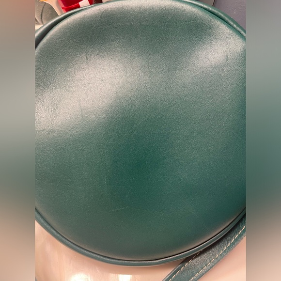 Portland Leather Large Circle Crossbody Green - Picture 6 of 6